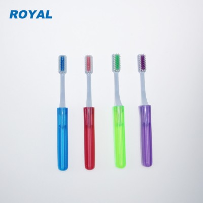 folding hot selling cheap travel toothbrush with customized logo