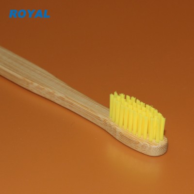 Eco-friendly OEM bamboo toothbrush with customized packing and logo