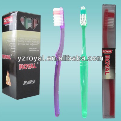 box packing toothbrush